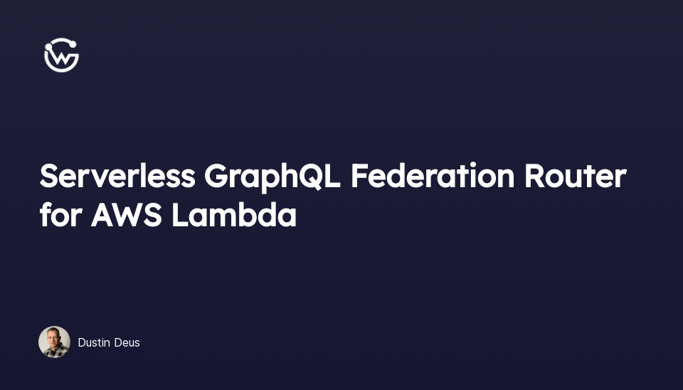Serverless GraphQL Federation Router for AWS Lambda
