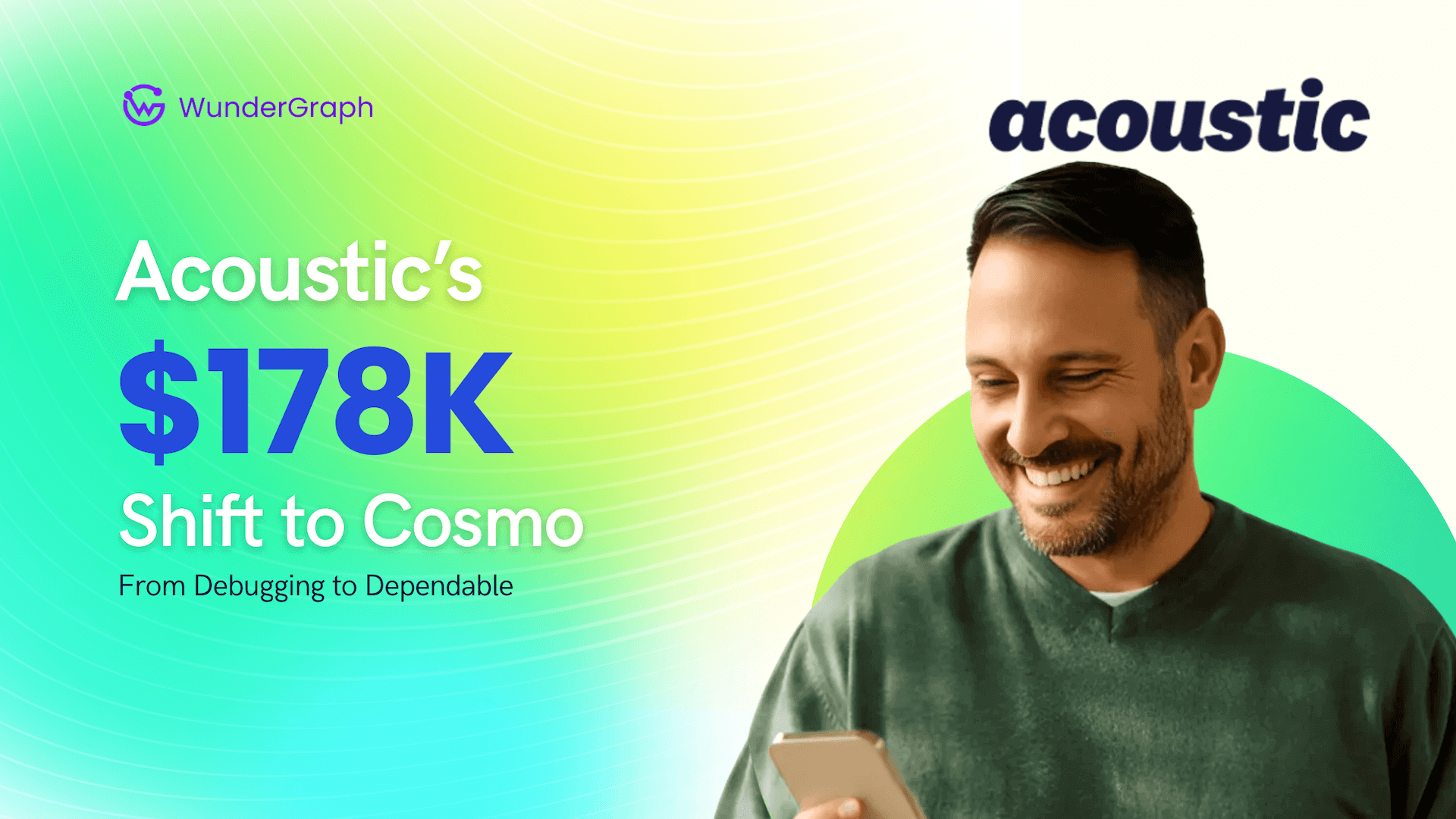 Acoustic saves $178K in engineering costs with WunderGraph Cosmo
