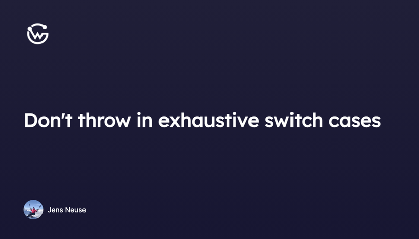 Why you should avoid exhaustive switch case in API clients