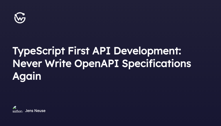 TypeScript First API Development: Never Write OpenAPI Specifications Again