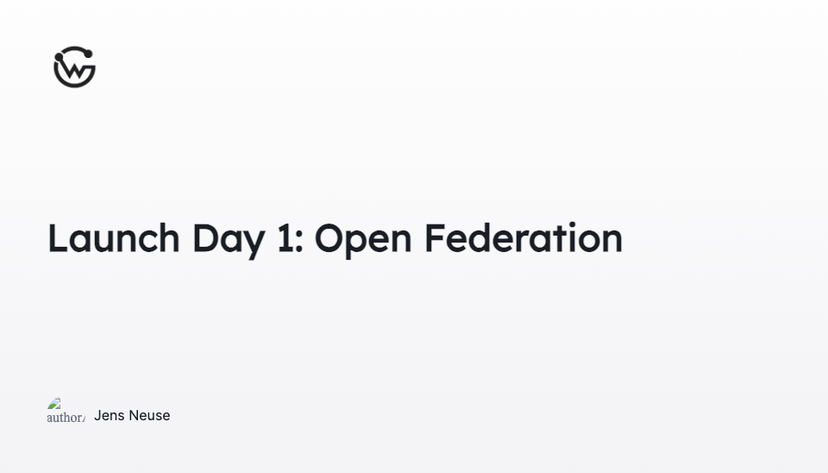 Announcing Open Federation