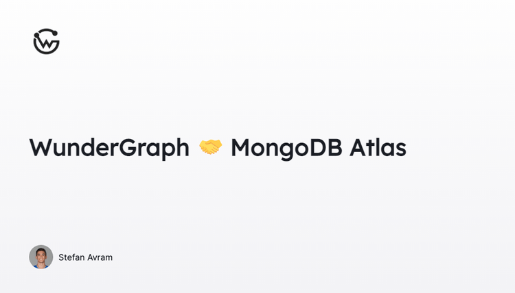 WunderGraph 🤝 MongoDB Atlas