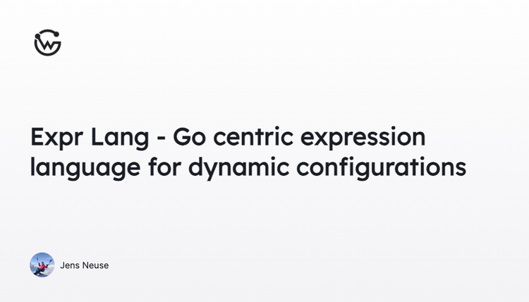 Expr Lang: Go centric expression language for dynamic configurations