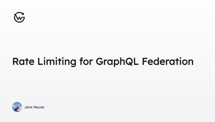 Rate Limiting GraphQL Federation with Cosmo Router & Redis
