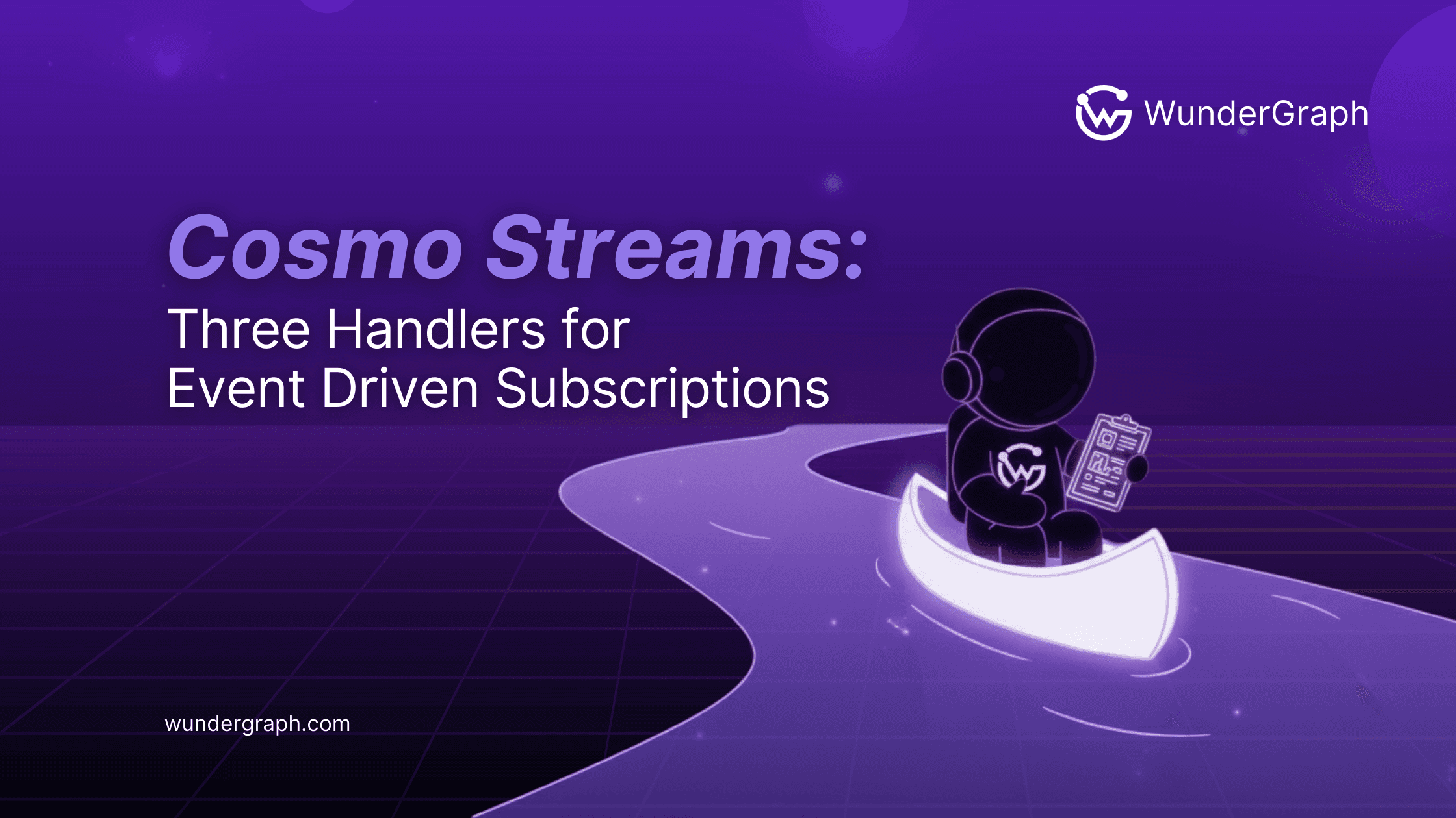 Three Handlers for Event Driven GraphQL Subscriptions