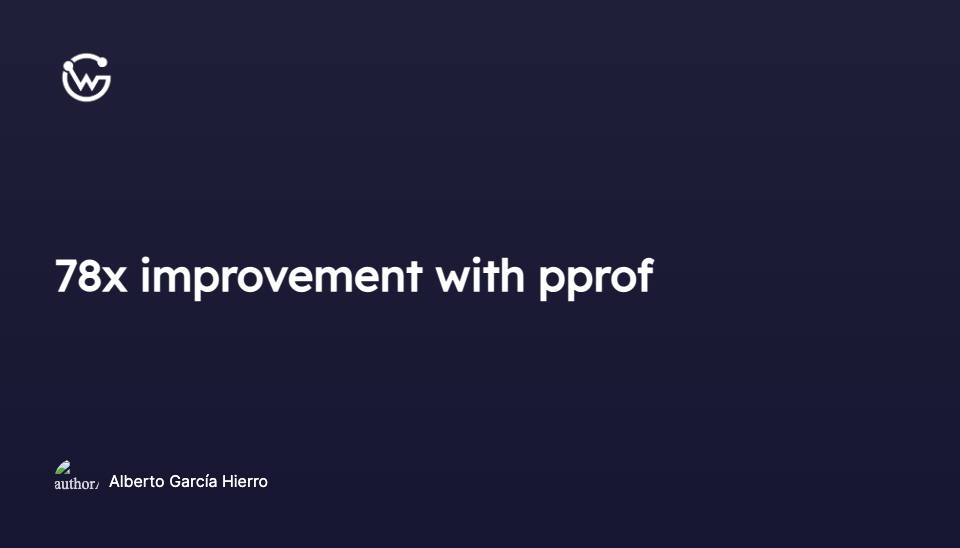 Pprof Use Case From 26 Minutes to 20 Seconds: Using pprof to optimize large GraphQL ...