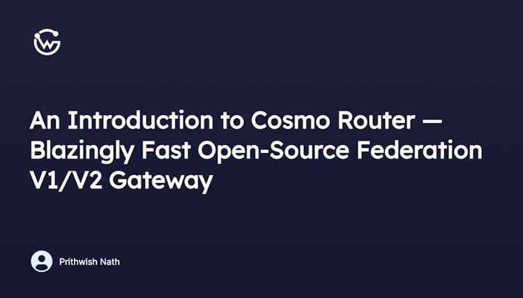An Introduction to Cosmo Router — Blazingly Fast Open-Source Federation V1/V2 Gateway