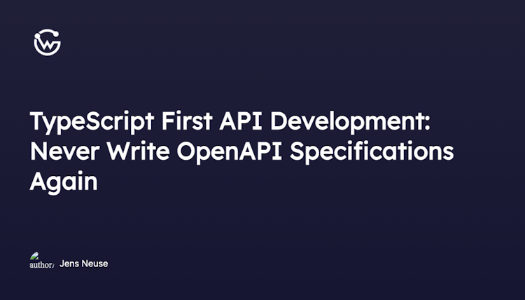 TypeScript First API Development: Never Write OpenAPI Specifications Again