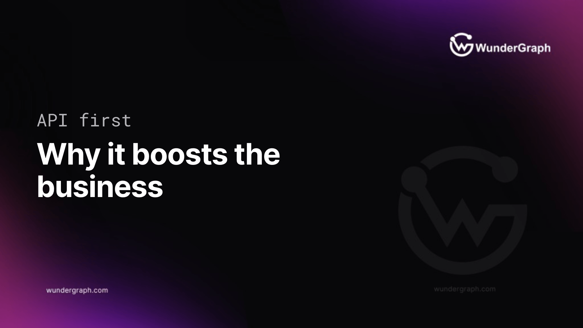Why going API first will boost your business