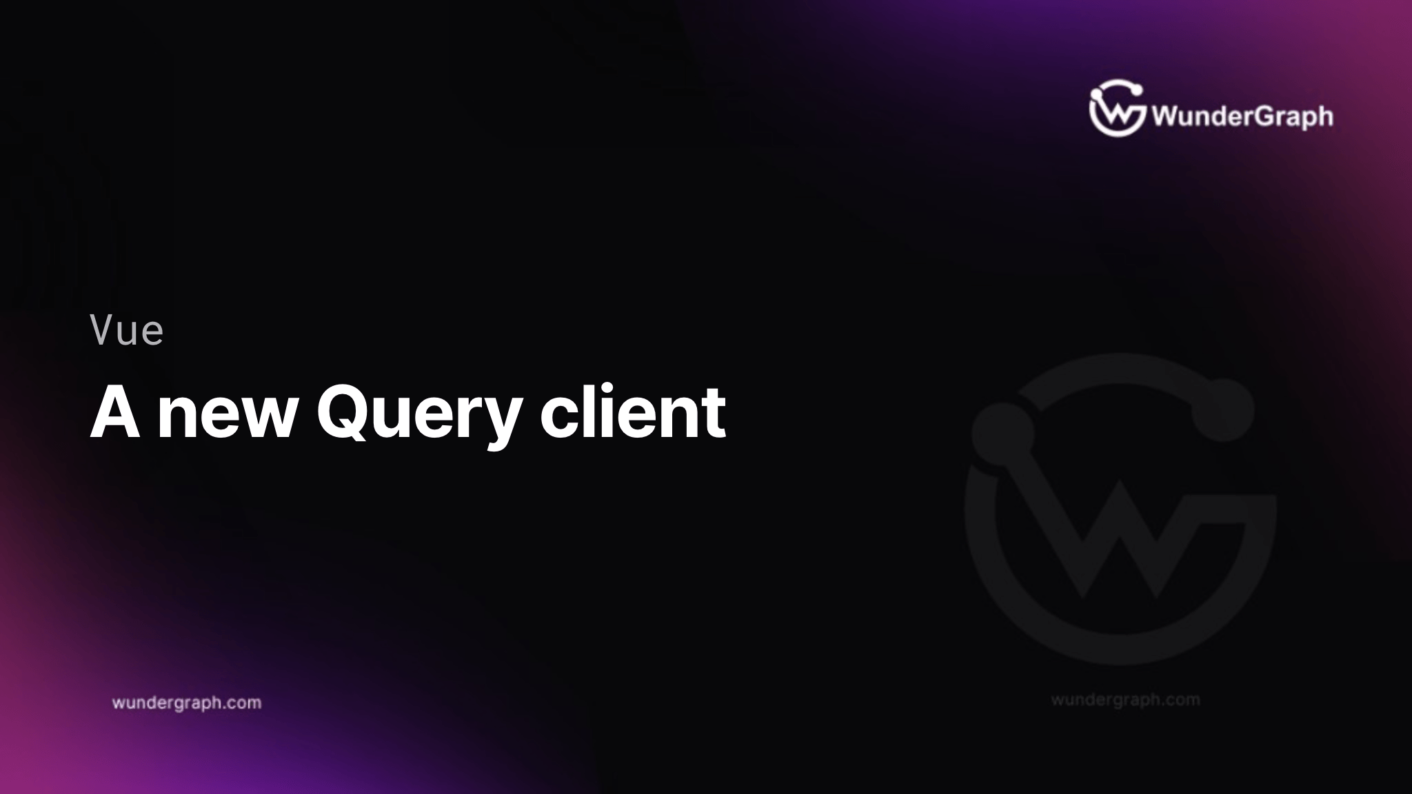 Introducing the new Vue Query client