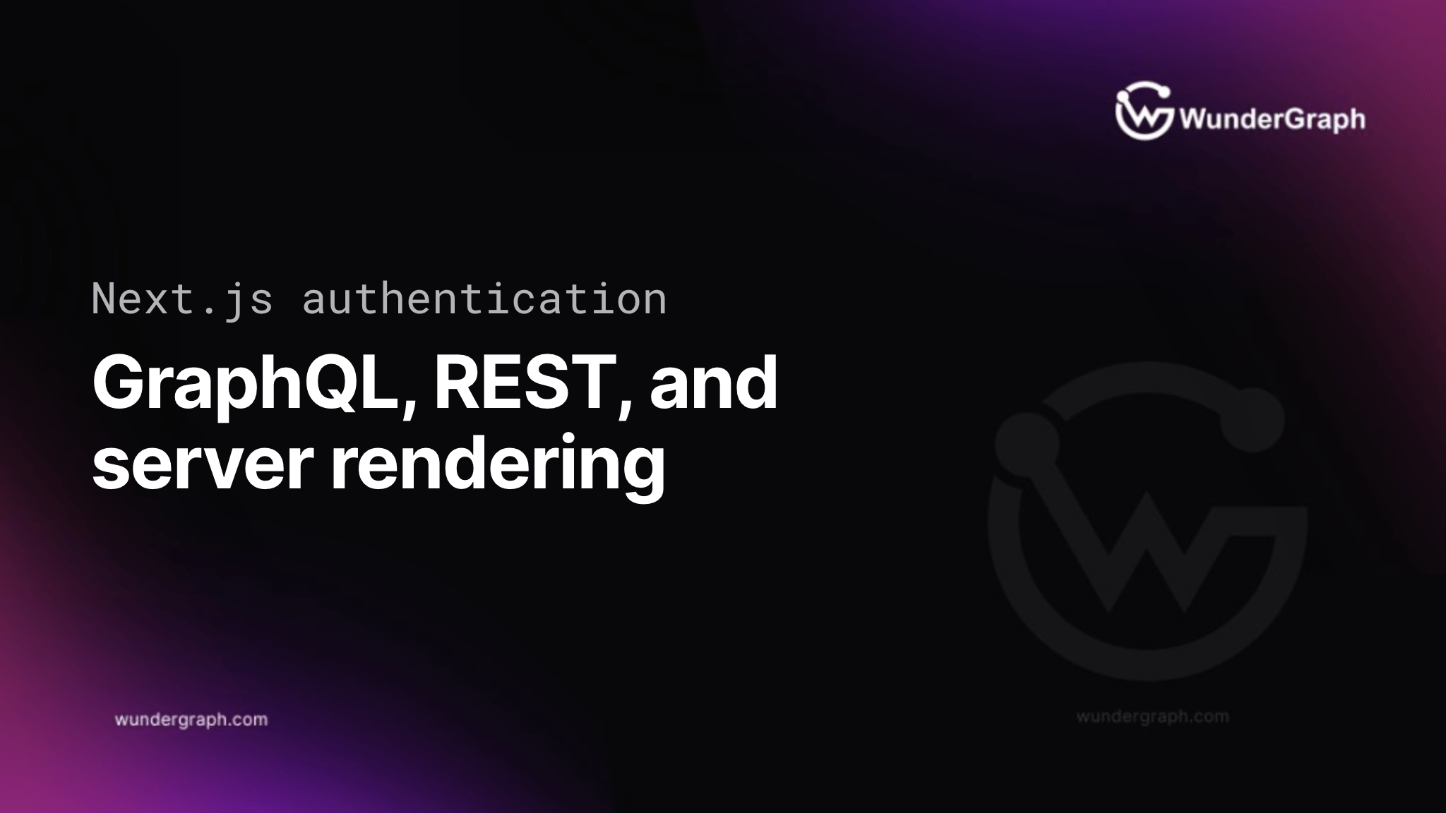 Authentication for NextJS with GraphQL & REST APIs and SSR (Server Side Rendering)