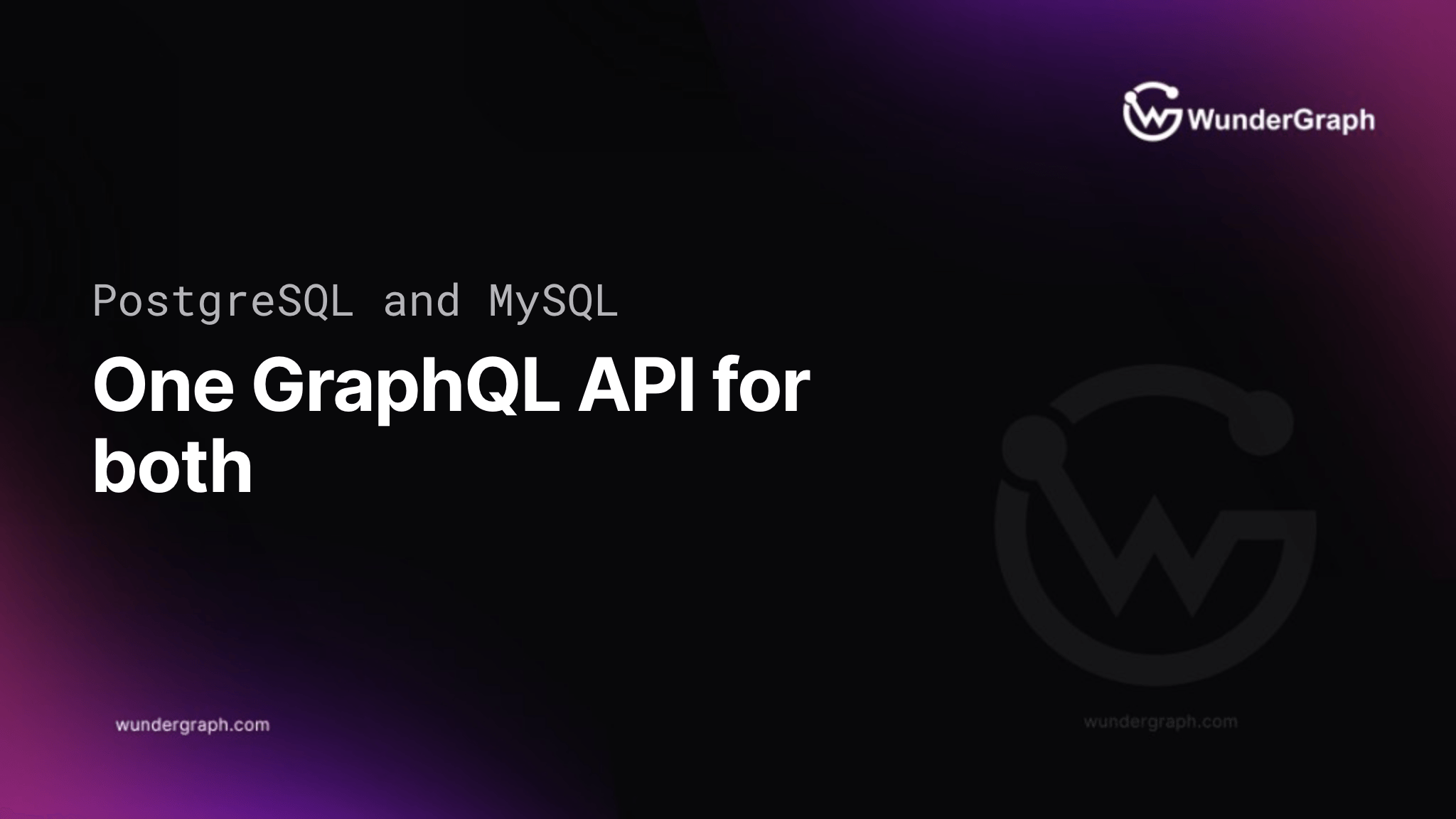 Polyglot persistence for PostgreSQL & MySQL using GraphQL & TypeScript