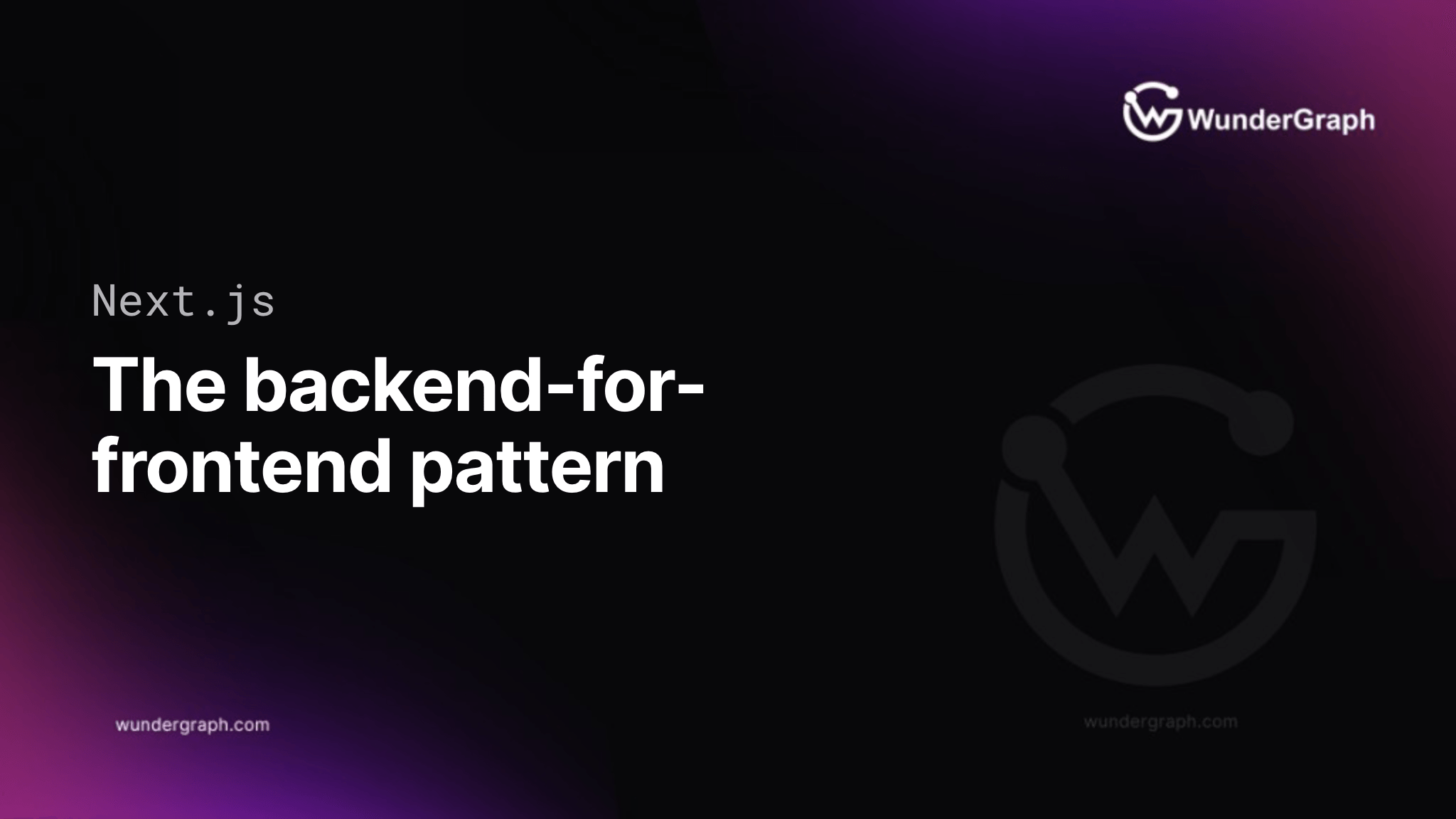 The Backend-for-Frontend pattern using NextJS: A Step-by-Step Guide