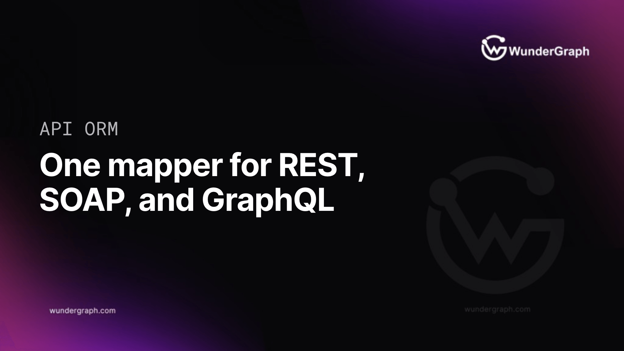 Here's the Universal API ORM for REST, SOAP and GraphQL and more