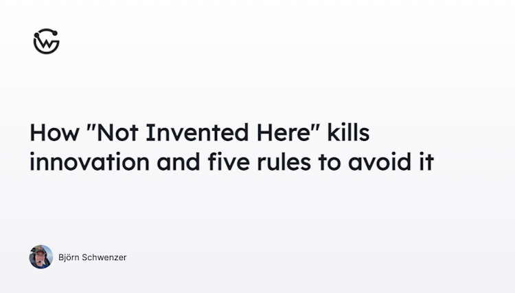 How Not invented here kills innovation and 5 rules to avoid it