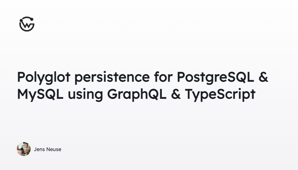 Polyglot persistence for PostgreSQL & MySQL using GraphQL & TypeScript