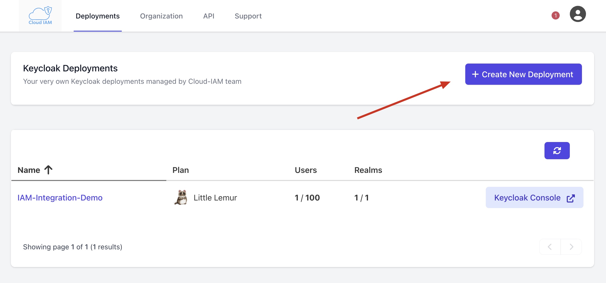 Cloud IAM New deployment