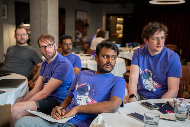 Team members during a session at the Madrid Work Week